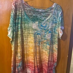 Maurice’s 2 multi print shirt